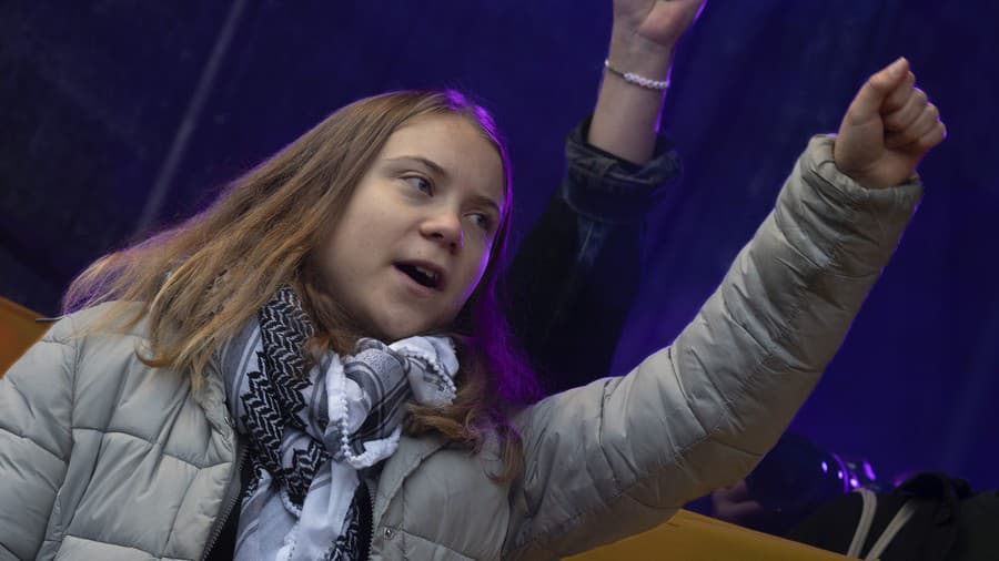 Klimatická aktivistka Greta Thunberg