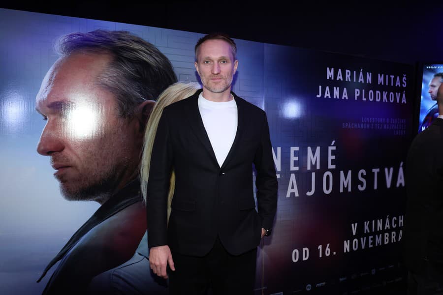 Marián Mitaš na premiére