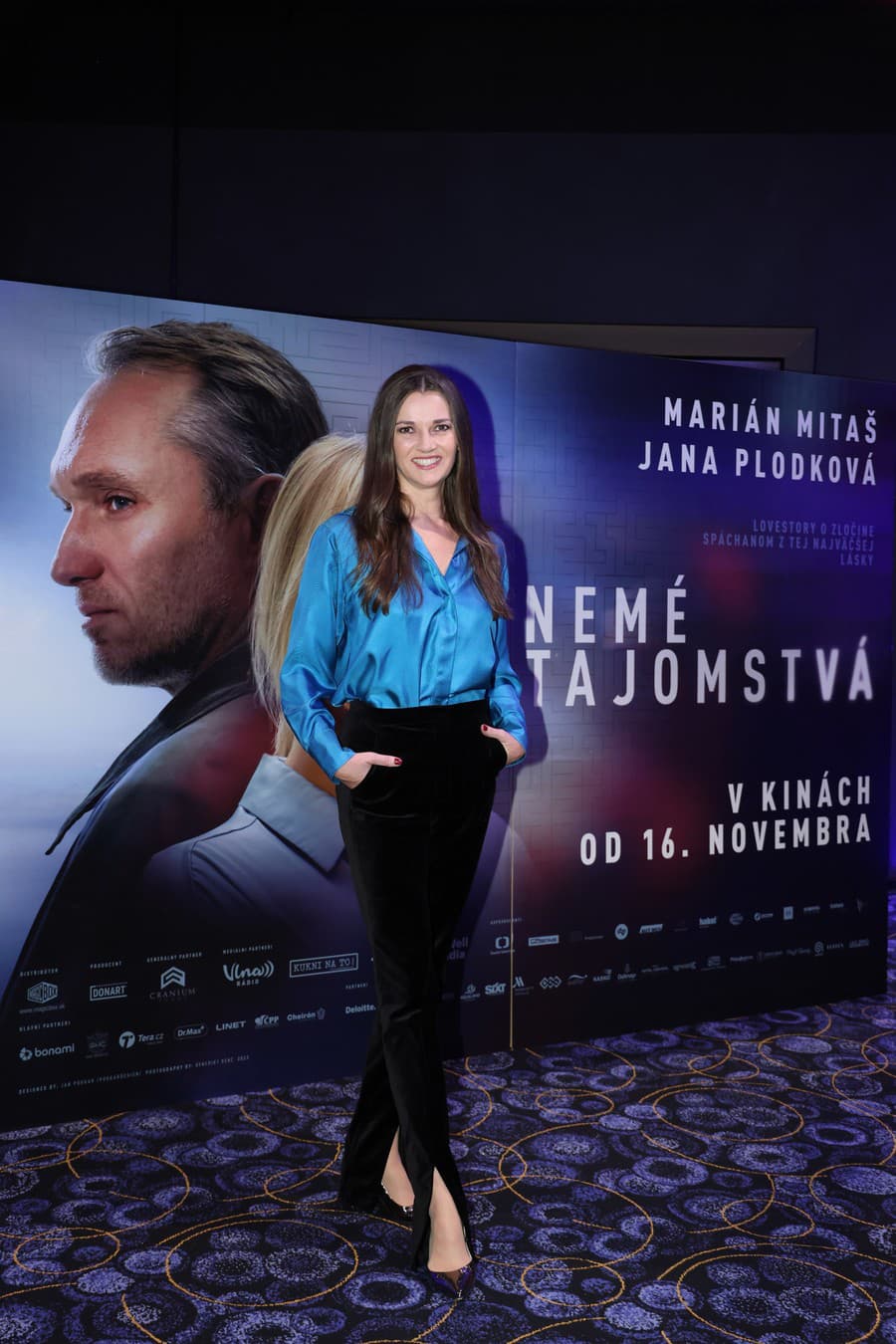 Hana Rapantová na premiére