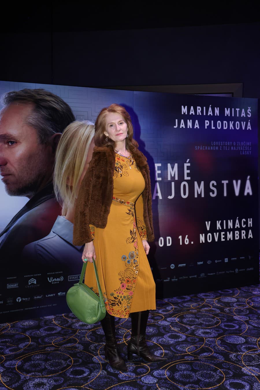 Dagmar Lakčevič na premiére