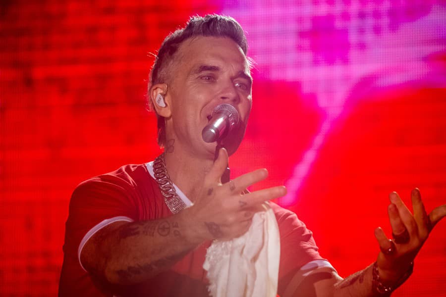 Spevák Robbie Williams