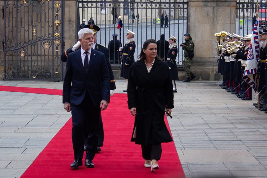 Summit prezidentov krajín V4 v Prahe.