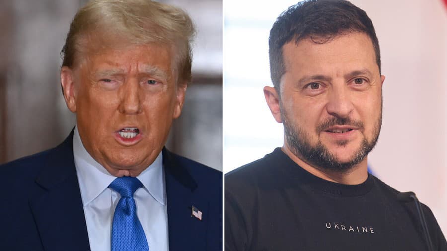 Zelenskyj vyzýva Trumpa, nech