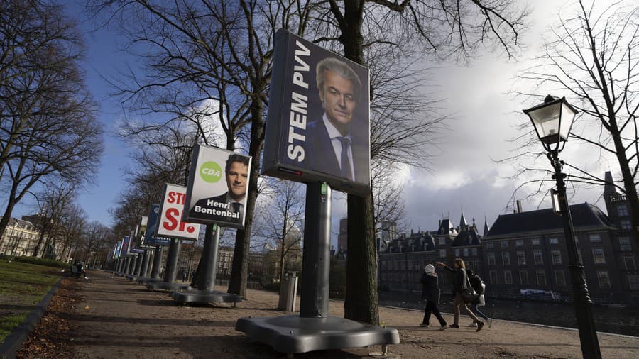 Predvolebný billboard protiislamského politika