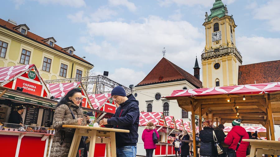 Vianočné trhy v Bratislave