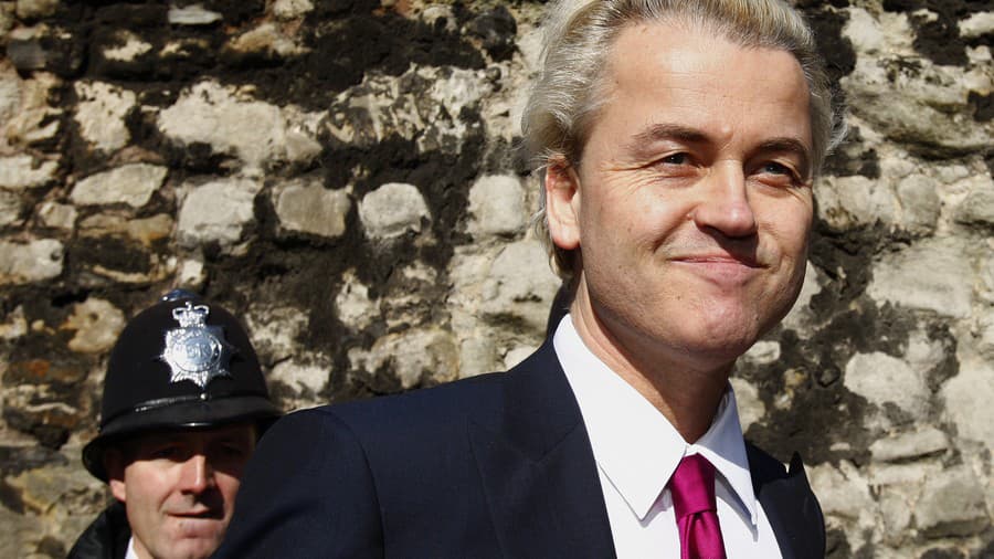 Víťaz volieb Geert Wilders.