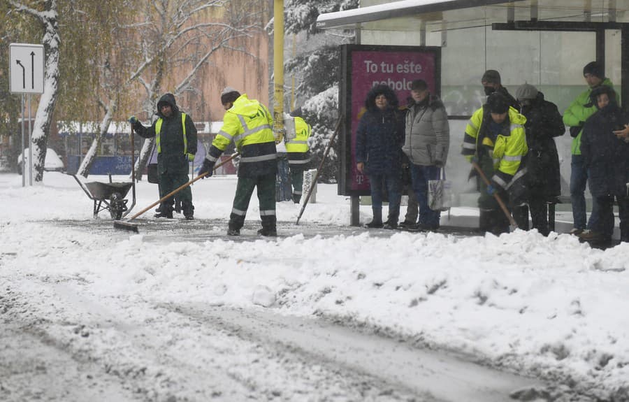 Sneh v Košiciach