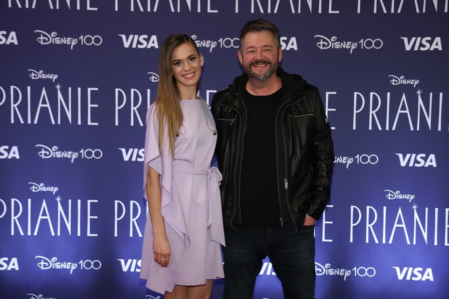 Hudák sa na premiére rozprávky Prianie vyfotil aj s herečkou Dominikou Richterovou.