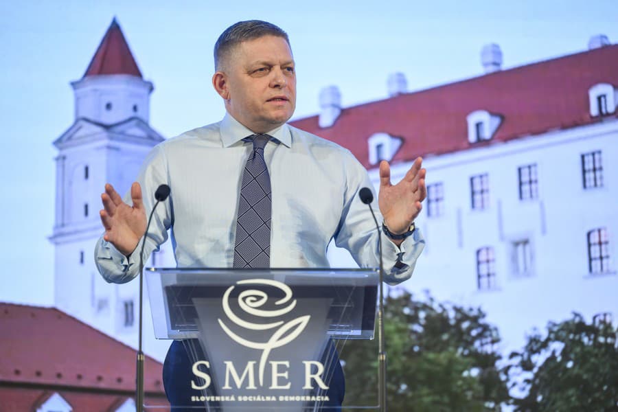 Predseda Smer-SD Robert Fico