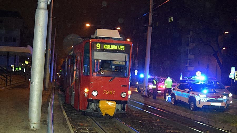 V Bratislave zrazila električka