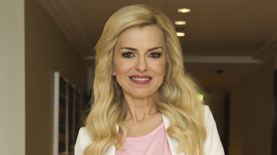 Moderátorka Zlatica Puškárová
