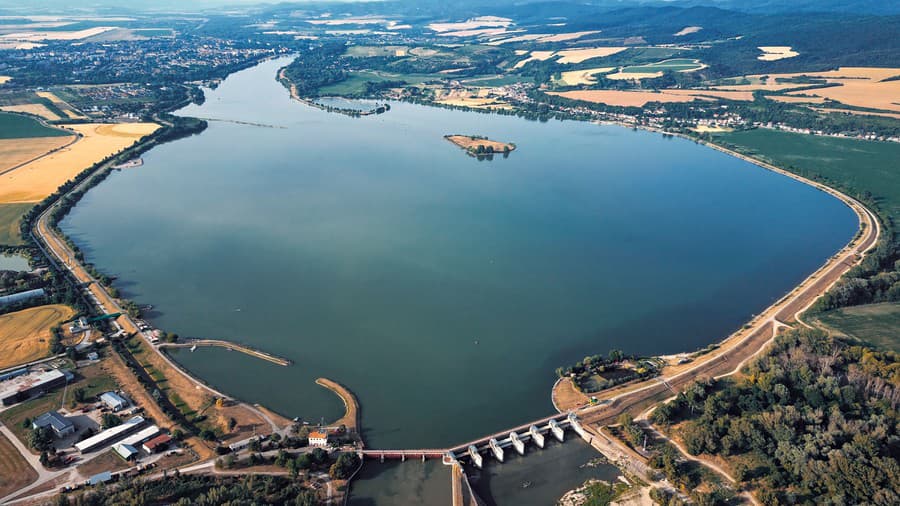 Aerial view of Slnava