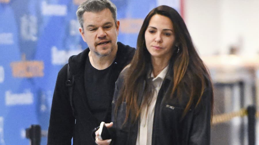 Matt Damon a Luciana