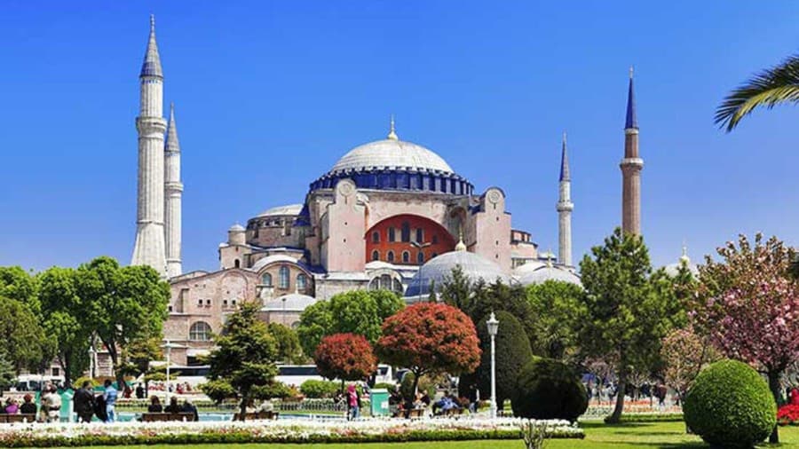 Mešita Hagia Sofia v Istanbule.