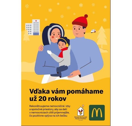 RMHC pomáha už 2O rokov.