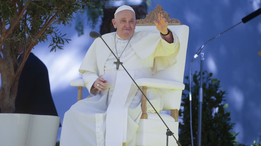 Na archívnej snímke pápež