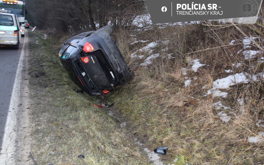 Dopravná nehoda 30-ročného vodiča