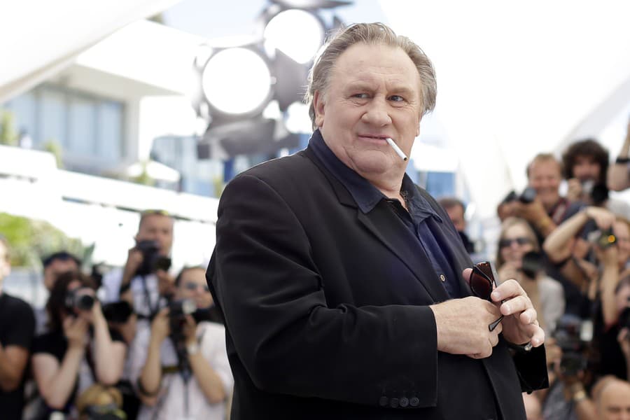 Francúzsky herec Gérard Depardieu.