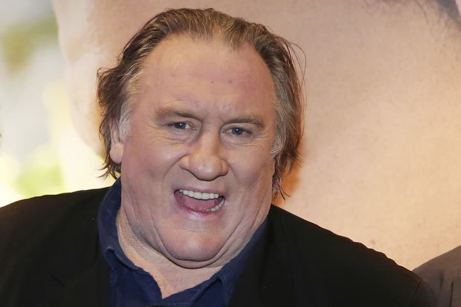 Francúzsky herec Gérard Depardieu.