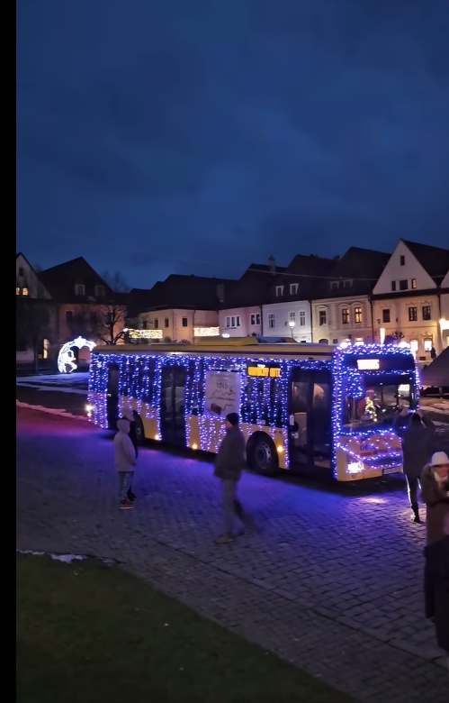 Vianočný autobus bude jazdiť