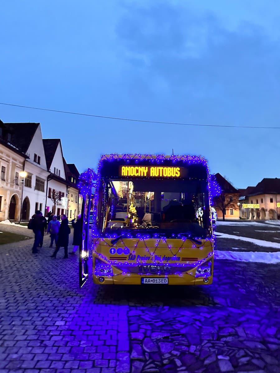 Vianočný autobus bude jazdiť