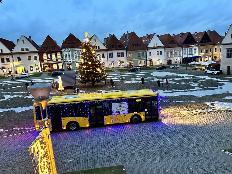 Vianočný autobus bude jazdiť