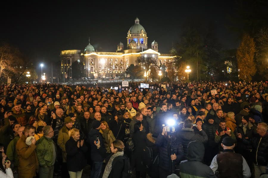 Stúpenci opozície protestujú v