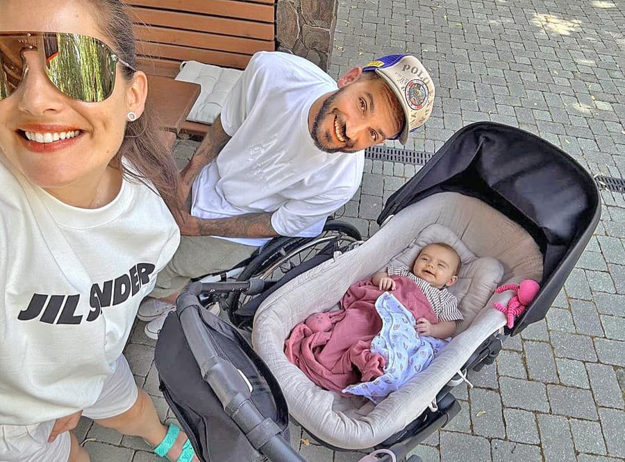 Bekim Aziri a dcéra Elie 