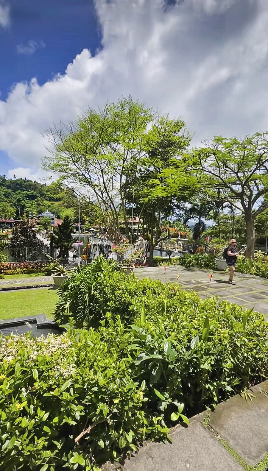 Navštívila aj tamojší park.