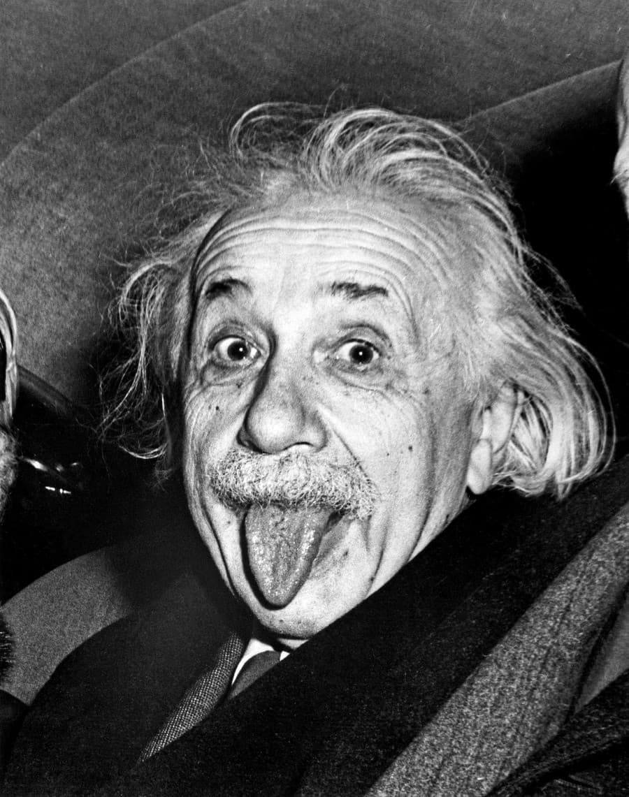 Fyzik Albert Einstein († 76) mal údajne IQ 160.