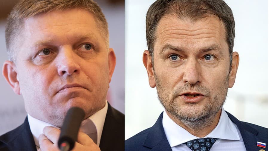 Robert Fico a Igor Matovič.