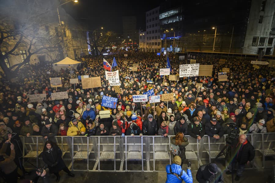 Protestné zhromaždenie SaS, PS