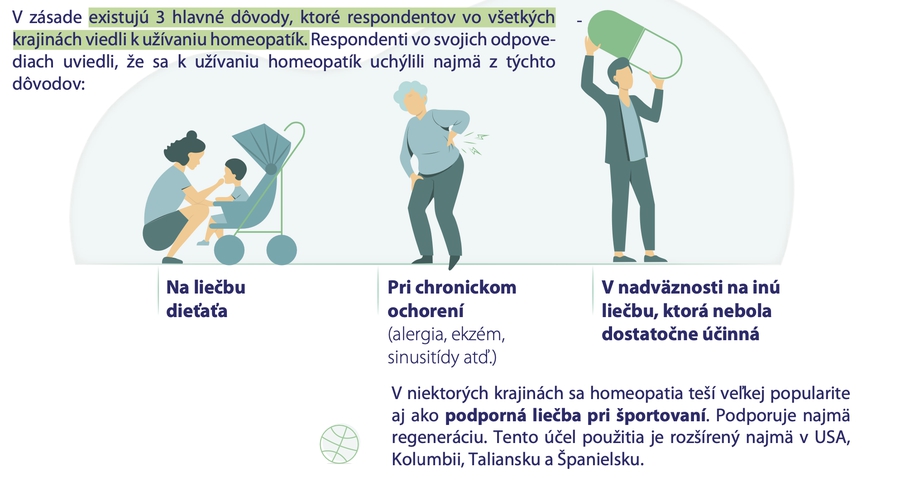 Dôvody užívania homeopatík