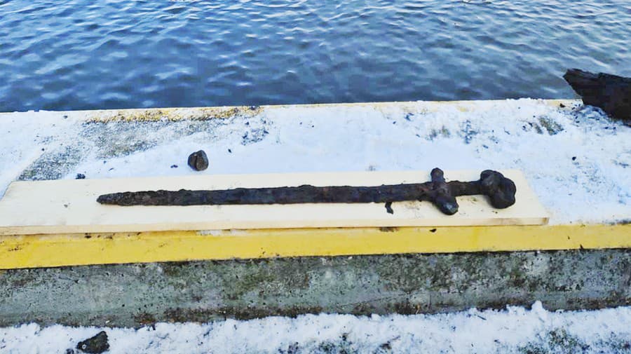 Unikátna zbraň bola ukrytá v koryte Visly v poľskom meste Włocławek