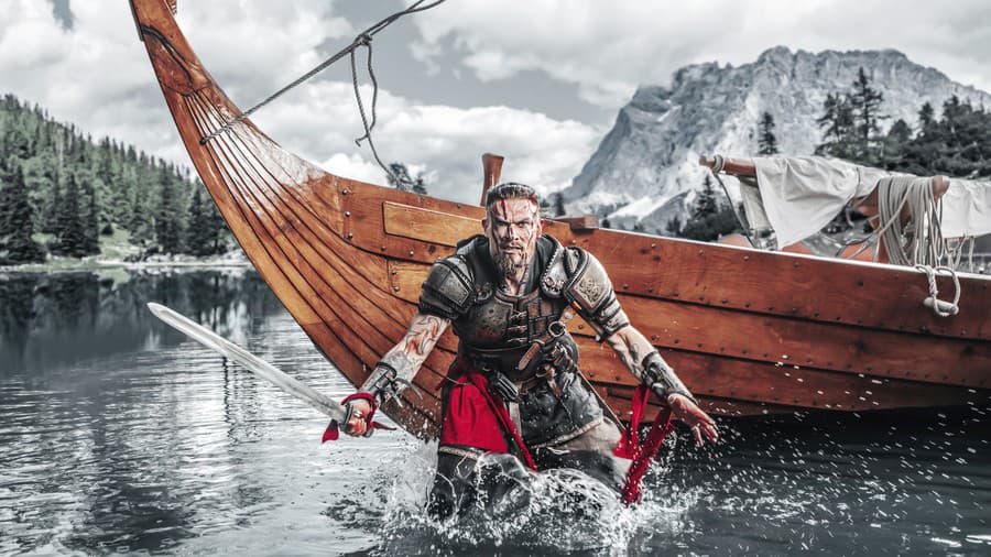 Vikingskí bojovníci si svoje meče veľmi cenili.