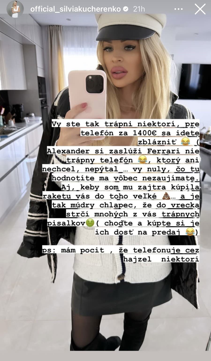 Silvia poslala neprajníkom ostrý