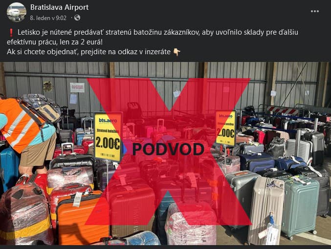 podvod s batožinou na