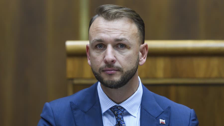 Na snímke minister vnútra SR Matúš Šutaj Eštok.