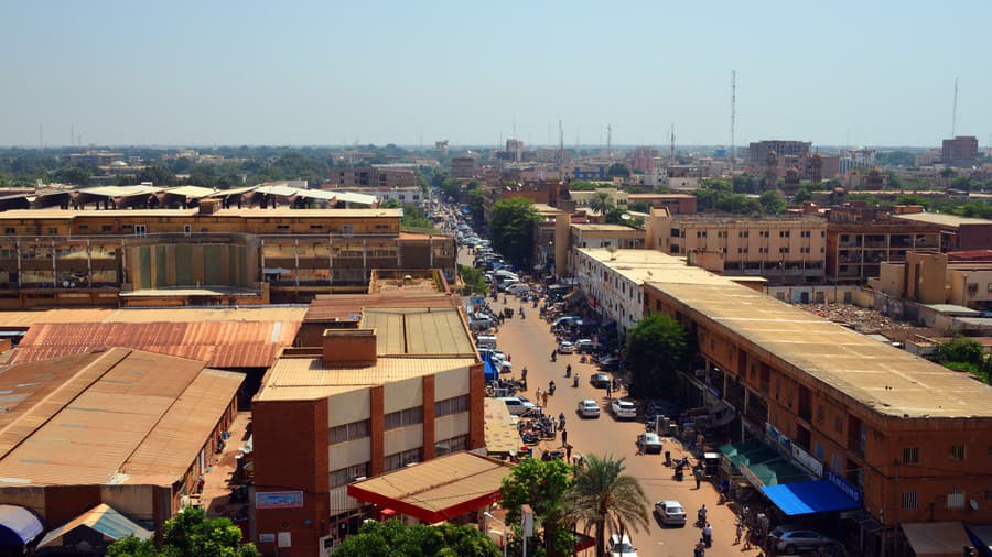 Ouagadougou, hlavné mesto Burkiny