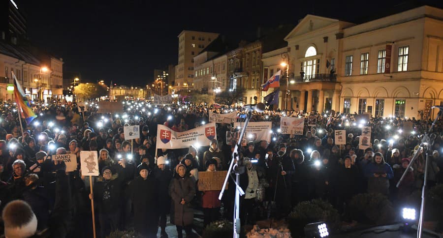 Protestné zhromaždenie SaS, PS