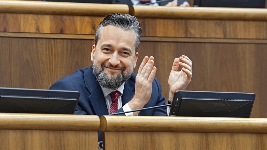 Ľuboš Blaha radosť neskrýval