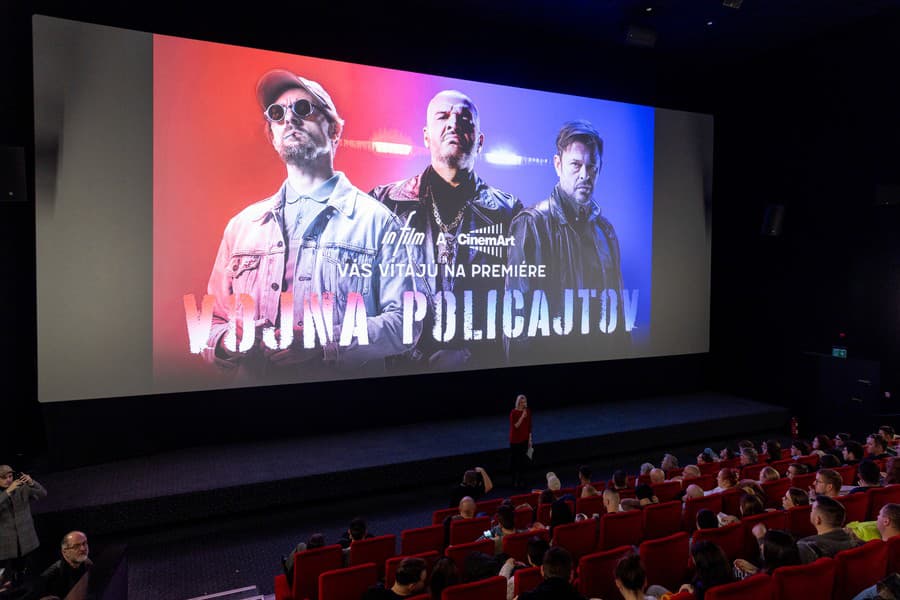 Premiéra filmu Vojna policajtov