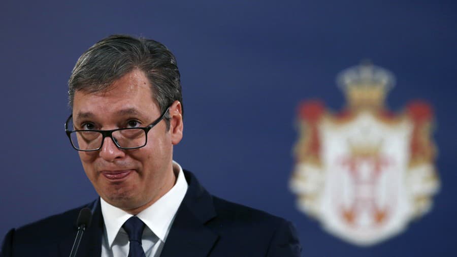 Srbský prezident Aleksandar Vučič.