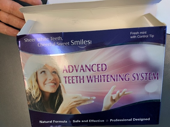 Advanced teeth whitening system