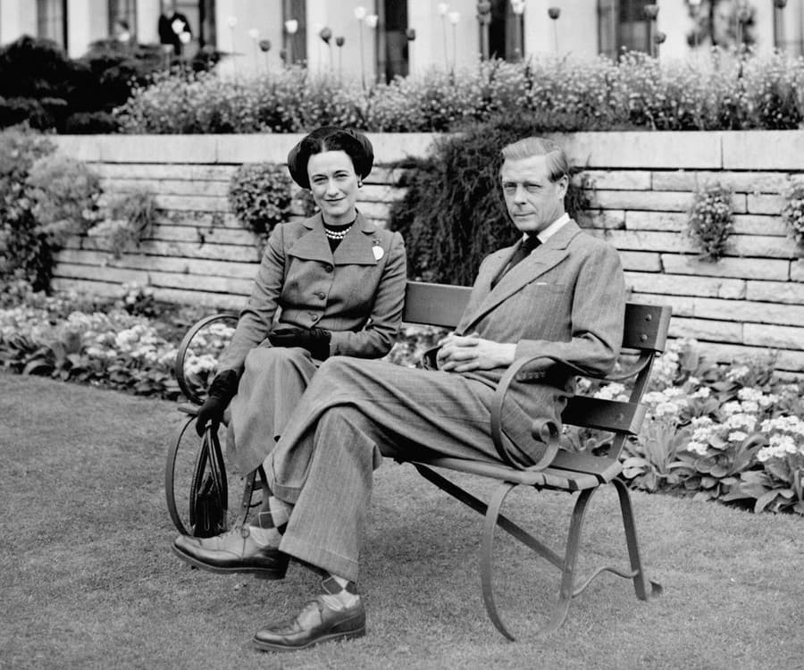 Wallis Simpson a abdikovaný kráľ Eduard VIII.