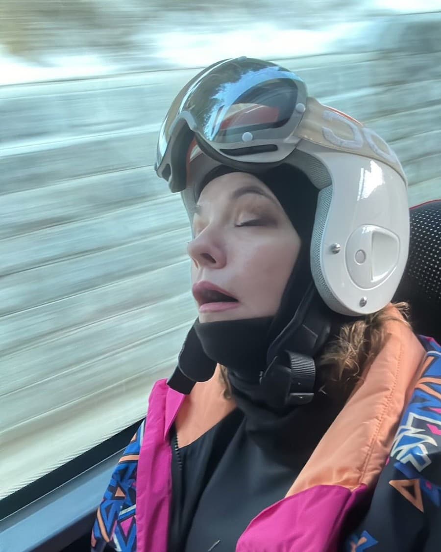 Ranné lyžovanie ju zmohlo.