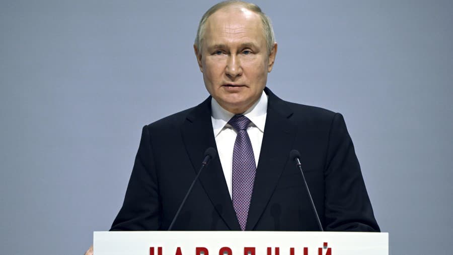 Ruský prezident Vladimir Putin.