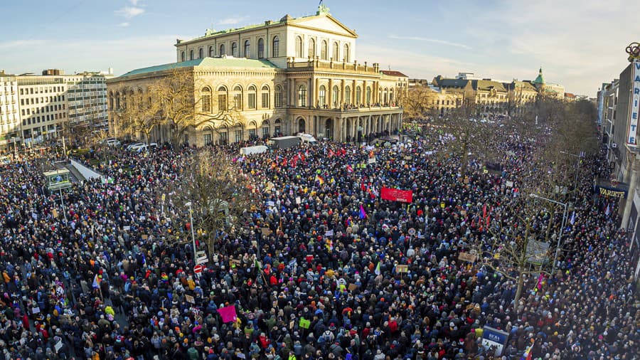 V Nemecku pokračovali protesty