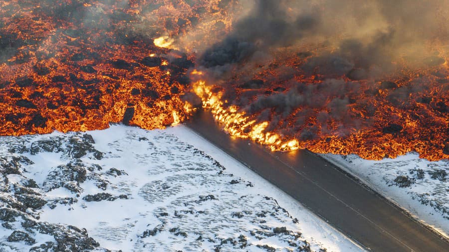 Sopečná erupcia spôsobila značné