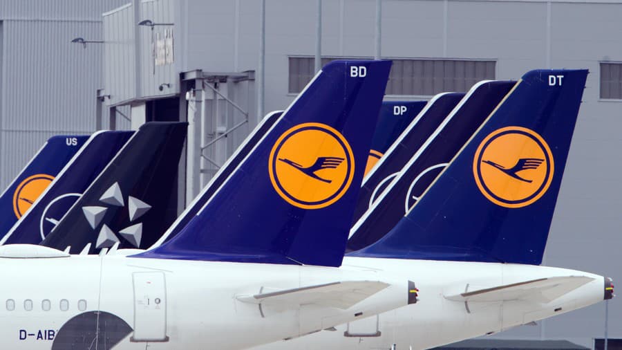 Lietadlo nemeckej spoločnosti Lufthansa.